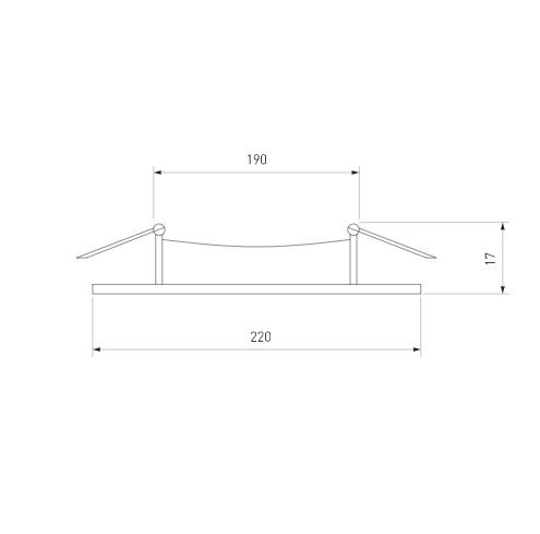 Светильник встраиваемый квадратный белый DLS003 18W 4200K Elektrostandard